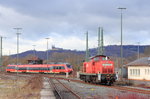 294 747-1 DB Cargo in Lichtenfels am 10.02.2016.