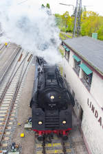 01 519 beim rangieren im Lindauer Hbf.