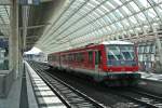 628 903 legt am 24.05.14 auf dem Weg von Mannheim Hbf nach Bingen (Rhein) Stadt in Ludwigshafen (Rhein) Mitte seinen ersten planmäßigen Zwischenhalt ein.