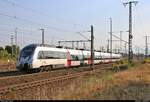 1442 301 (Bombardier Talent 2) der S-Bahn Mitteldeutschland (MDSB II | DB Regio Südost) als S 37256 (S2) von Leipzig-Stötteritz nach Jüterbog verlässt Lutherstadt Wittenberg Hbf