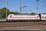 146 561-6 DB als IC 2445 (Linie 55) von Köln Hbf nach Dresden Hbf steht in Magdeburg Hbf auf Gleis 13 (Interimsbahnsteig).