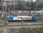 LTE 1216 910 am 02.12.17 in Mainz Hbf von einer Brücke aus fotografiert