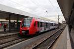 Am 04.10.2017 verlässt 622 024 den Hauptbahnhof Mannheim als RB13597 in Richtung Fürth.