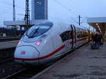 DB Fernverkehr ICE 3 Siemens Velaro D (BR 407) am 13.12.14 in Mannheim Hbf 