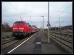 218 194 mit dem Nikolaus-Sonderzug nach Maulbronn Stadt(RE 22954) in Mhlacker.