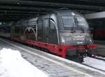 Es gab Zeiten, da sah 183 001 des Alex noch etwas besser aus. Im Winter 2013, genauer gesagt am 23.2.13 hatte sie die Aufgabe einen ALX nach Hof auf dem Streckenabschnitt München-Regensburg zu befördern. 