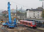 623 524 in Neubrandenburg am Bhanhof, welcher zurzeit umgebaut wird.