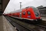 RE4852 von München Hauptbahnhof hat am 28.12.2017 den Nürnberger Hauptbahnhof erreicht.