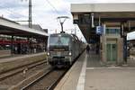 Railpool/DB Regio Siemens Vectron 193 801-8 mit dem RE nach Sonneberg am 24.06.18 in Nürnberg Hbf 