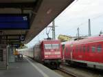 101 045-3 steht hier am 18.08.2013 im Nrnberger Hbf.