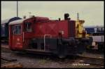 Köf II 323072 des BW Bremen 2 hatte es am 21.10.1989 in den HBF Oldenburg verschlagen.