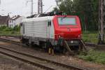 Prima E 37508 bei Betriebspause im Hauptbahnhof Osnabrück am 26.6.2015.