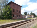 Hoppenwalde an der Strecke Jatznick-Ueckermünde Stadthafen am 17.Juli 2016.