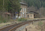 Ehemaliger Kreuzubgsbahnhof Ulbersdorf im Sebnitztal.