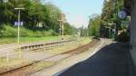 Der Bahnhof berlingen Therme liegt kurz vor der Tunneleinfahrt zum berlinger West-Tunnel, der 948 m lang ist.