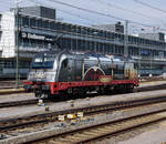 183 001 rangiert im Regensburger HBF am 25.6.2016.