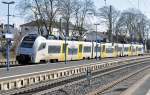 460 004-5 von Koblenz bei der Einfahrt in den Bhf Remagen - 02.03.2010