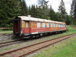 Die Rennsteigbahn stellt im Bahnhof Rennsteig einige ihrer Wagen ab.So auch dieses Exemplar das ich,am 27.Mai 2020,fotografierte.