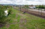 Abzweigung der ehemaligen Echaztalbahn am Reutlinger Hauptbahnhof am 9.