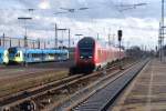 RHEINE (Kreis Steinfurt), 22.11.2009, RE15 von Münster Hbf nach Emden bei der Einfahrt in den Bahnhof