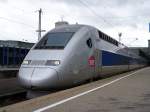 Dieser TGV wurde am 27.06.07 von dem Mercedes-Stern in Stuttgart Hbf bestaunt.