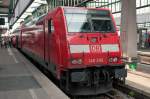 146 206-8 ( 91 80 6146 206-8 D-DB ), Bombardier Transportation GmbH, [D]-Kassel 34031, Baujahr 2005, Eigentümer: DB Regio AG - Region Baden-Württemberg,
Fahrzeugnutzer: Regionalverkehr Württemberg, [D]-Stuttgart, Bh Stuttgart,
07.09.2013, Stuttgart Hbf