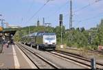 146 510-3 der Metronom Eisenbahngesellschaft mbH als Leerfahrt steht im Bahnhof Uelzen und wartet auf Fahrt Richtung Bahnbetriebswerk Uelzen der Osthannoverschen Eisenbahnen AG (OHE).