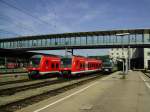 Am 15.08.2013 gab es in Ulm eine Mopsparade bestehend aus 440 533 und 440 023 von DB Regio und 440 408 von agilis.