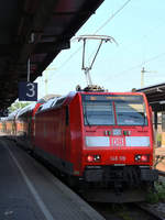 DB 146 119 wartet am Hauptbahnhof Wanne-Eickel auf die Weiterfahrt.