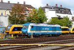 Da es zu Ausfällen bei der Alex-Nord Verbindung zur Zeit kommt, stand wohl 223 062 tagsüber beschäftigungslos im Bahnhof Weiden.