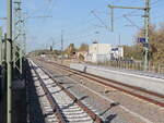 Bahnhof Wünsdorf-Waldstadt hier der umgebaute Bereich der Bahnsteige in Richtung Berlin am 28. Oktober 2022, 

<p>Auf Tipp von Olli habe ich es dann mal mit nachschärfen und Bild Tausch versucht.</p>