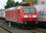 185 022-1 am 22.05.13 abgestellt in Worms Hbf.