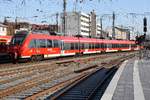 442 309-1 fährt am 17.11.2018 als RE4786 von Nürnberg Hauptbahnhof nach Würzburg Hauptbahnhof in den Zielbahnhof ein.