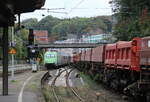 DB 101 005-7 mit unbekannten IC Richtung Hagen, am 13.10.2023 in Wuppertal Hbf.