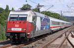 Die 101 070-1 mit dem IC2025 von Hamburg-Altona nach Frankfurt(Main)Hbf, in Wuppertal Vohwinkel am 13,07,09