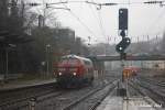 218 439-8 als Lz am 15.12.2014 in Wuppertal Hbf.