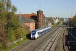 National Express 854 (442 854) als Testfahrt am 03.11.2015 in Wuppertal Unterbarmen.