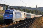 101 055-2  schauinsland reisen  mit einem IC in Wuppertal Steinbeck, am 12.09.2016.