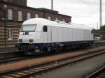 223 152 als  weier Hercules  der Pressnitztalbahn am 07.08.2011 in Zwickau Hbf