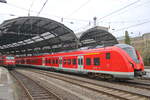 Ein seltener Gast in Aachen, ein ET1440 der S-Bahn Rhein-Ruhr am 25.10.18 im Aachener Hauptbahnhof