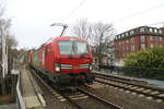Am 6.2.19 machte sich 193 309 'Das ist Grün' zusammen mit einem weiteren DB Vectron auf dem Weg von Aachen-West ins nahe Köln