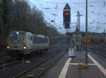 SNCB 1881 rangiert in Aachen-Hbf. 
Aufgenommen vom Bahnsteig 6 in Aachen-Hbf.
Am Morgen vom 13.1.2020.