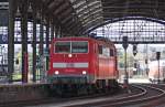 111 011-3 steht mit der RE4869 nach Siegen bereit im Aachener Hbf, 9.10.10