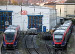 Ein Blick auf das Bahn Werk in Aachen-Hbf.