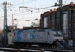 185 680-6 von Railpool steht abgestellt im Aachener-Hbf.