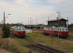 23.9.2016 Angermünde 232 333 + 531 abgestellt.