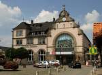 Bahnhofsgebäude von Bad Harzburg am 17.07.14.