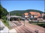 Bahnhof Bad Herrenalb am 02.07.2006.