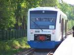 Zug ist in Bad Saarow an gekommen und fhrt wieder zurck nach Frstenwade/Spree
OE35
Aufgenommen 30 April 09
