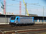 Railpool/BLS Cargo 187 001-3 am 23.03.17 in Basel Bad Bhf vom Bahnsteig aus fotografiert